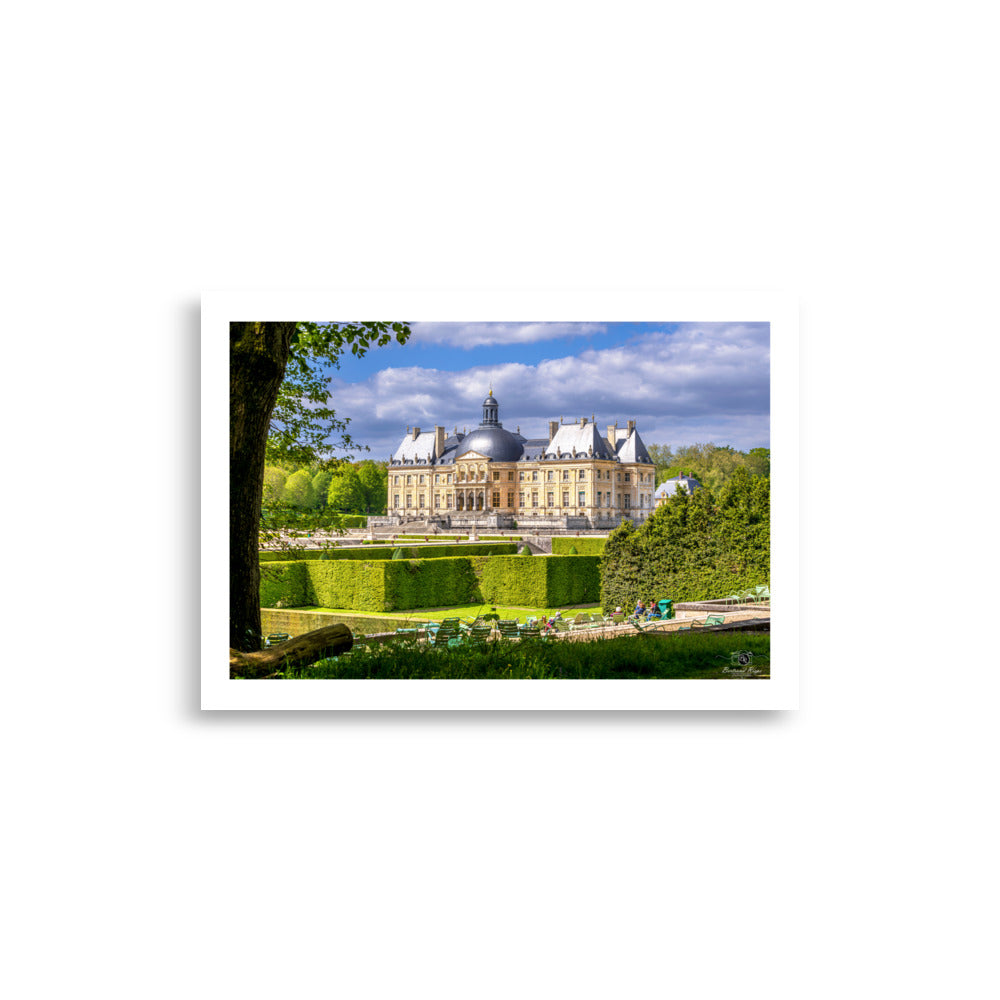 Poster photo - Chateau de vaux le vicomte en France - Bertrand Rispe - Affiche 21x30