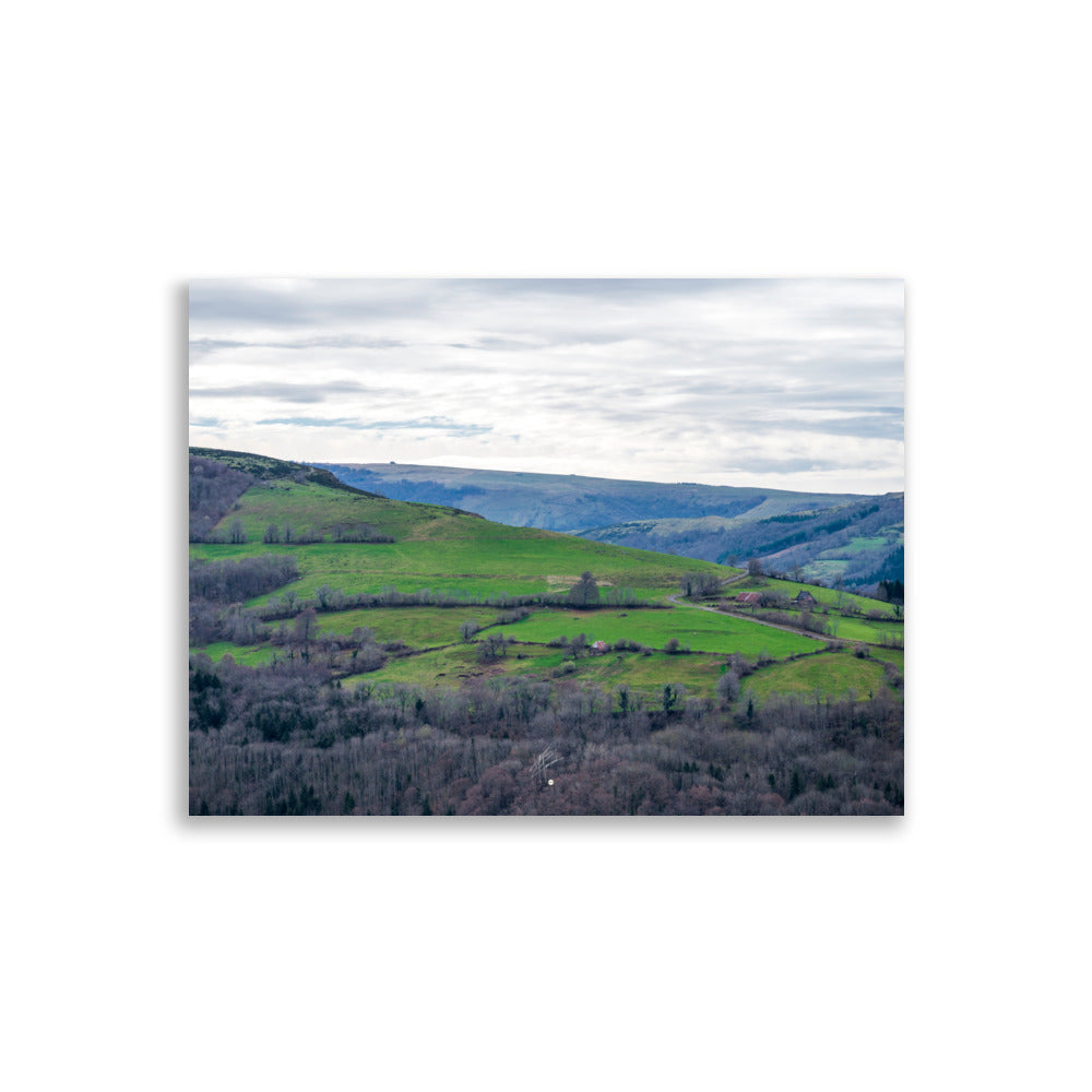 Paysages du Cantal N13 - Poster