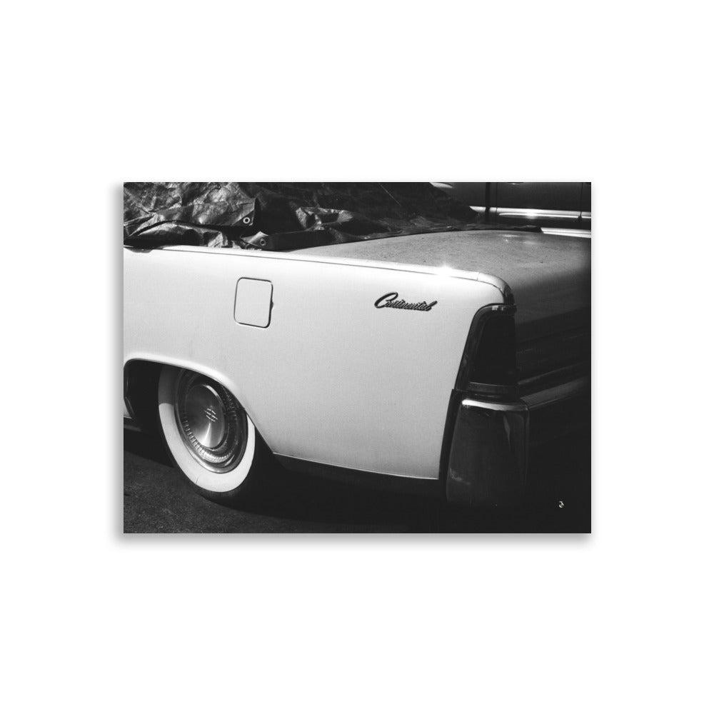 Poster photo - Voiture Lincoln vintage a Los Angeles - Par Julien Carrere - Affiche 30x40