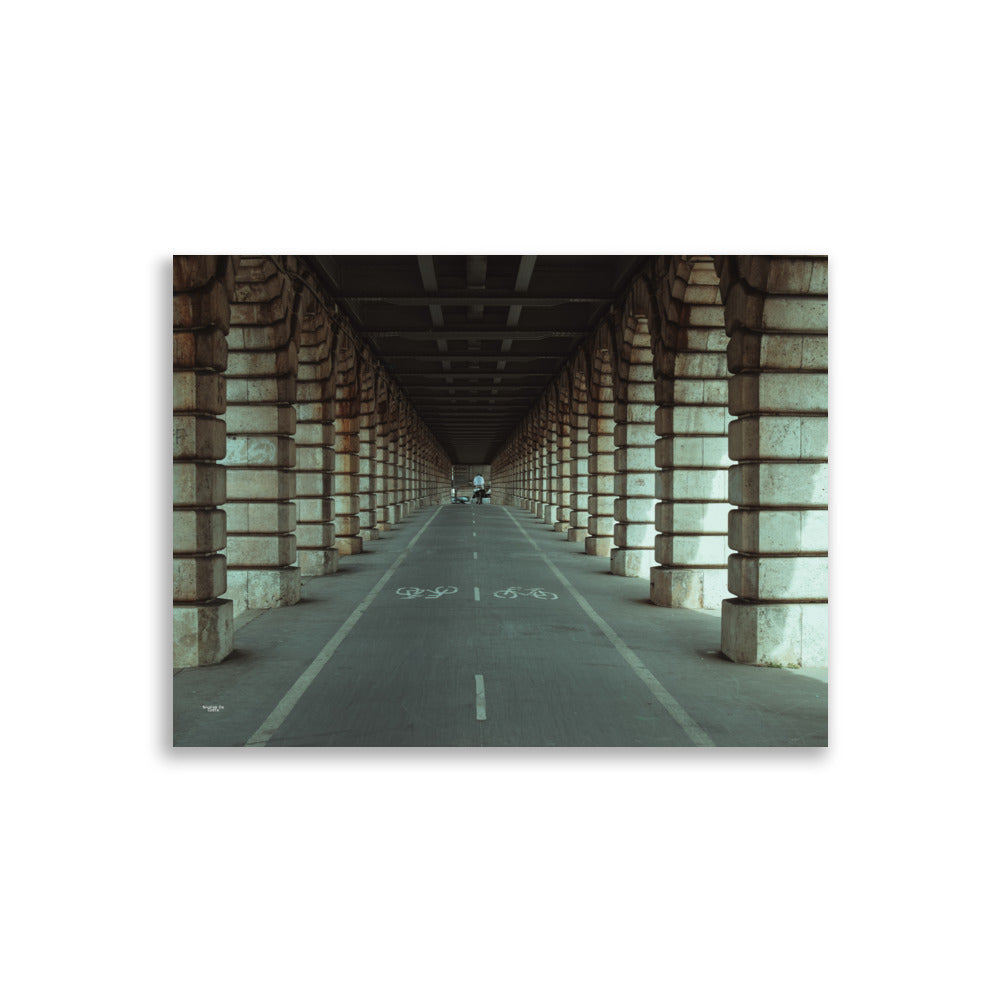 Poster photo - pont bir hakeim a Paris - Nicolas Da Costa - Affiche 30x40