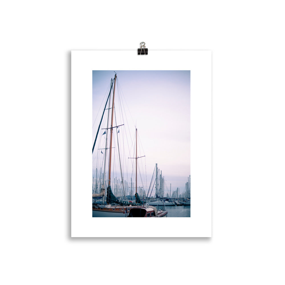 Poster photo - Le port de Toulon - Antoine Soliman - Affiche 30x40