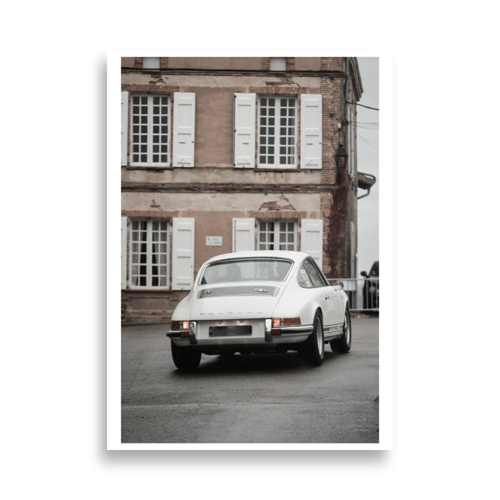 Affiche voiture vintage