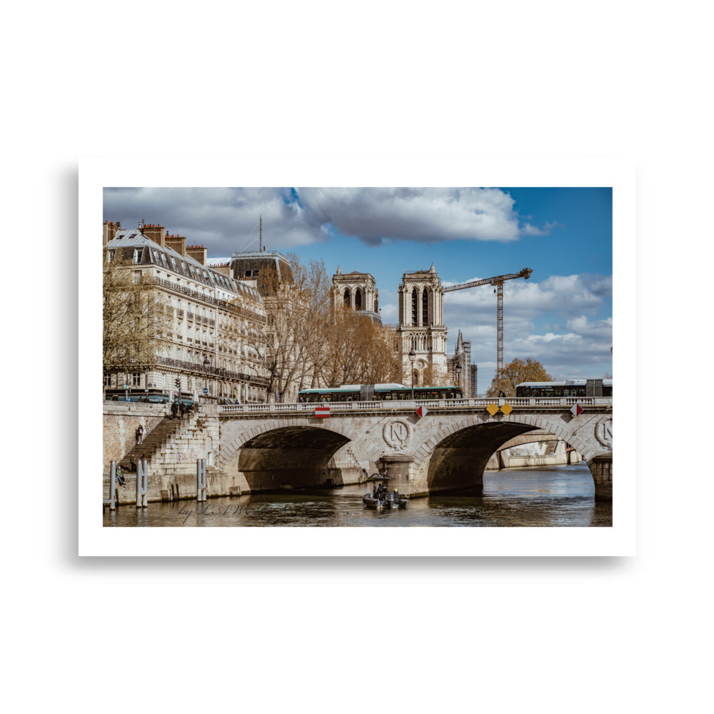 Photographie murale de Notre dame de paris