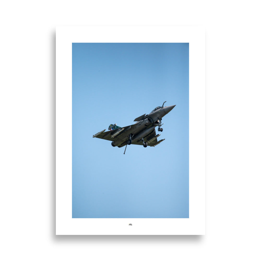 Photographie d'un rafale de l'armée française