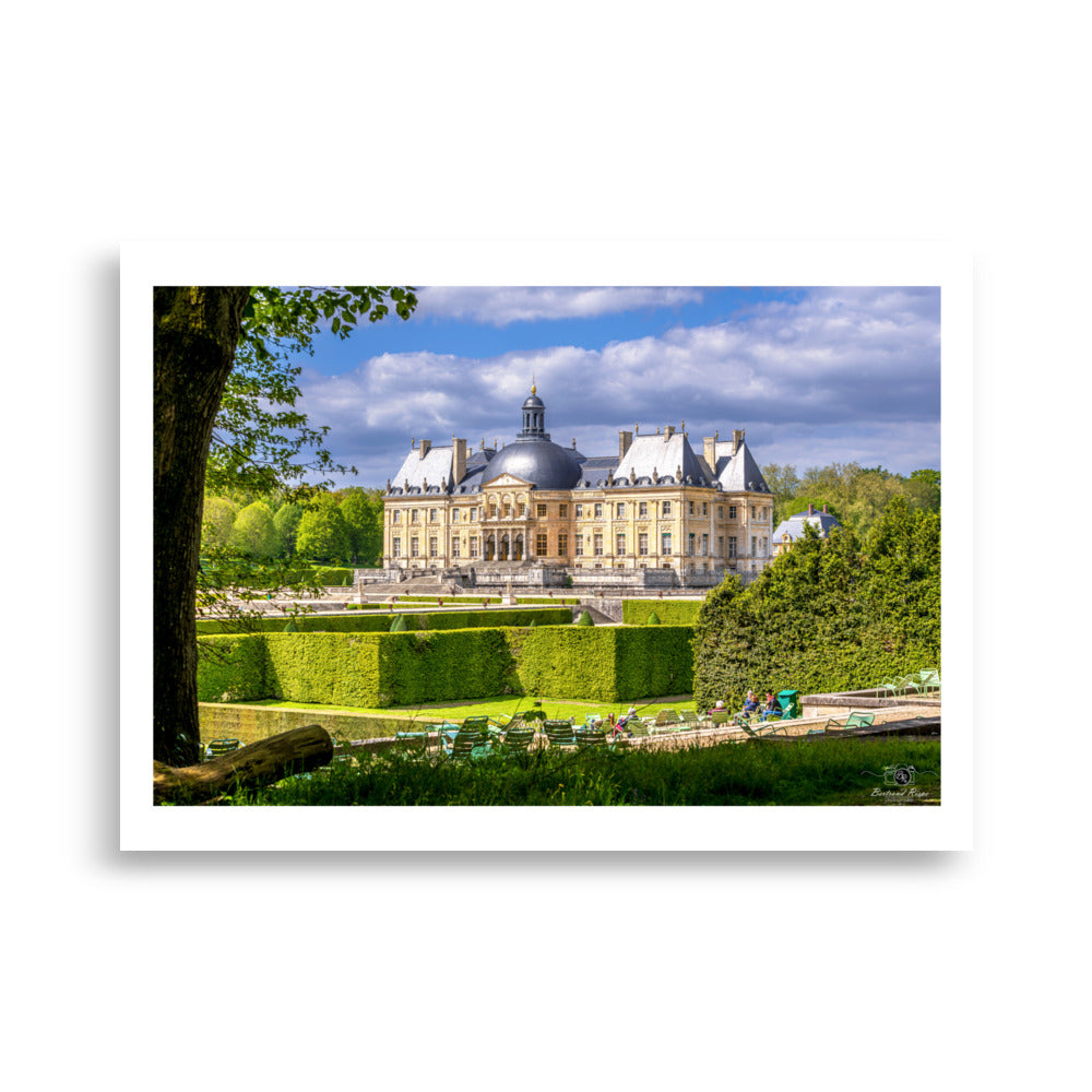 Poster photo - Chateau de vaux le vicomte en France - Bertrand Rispe - Affiche 50x70