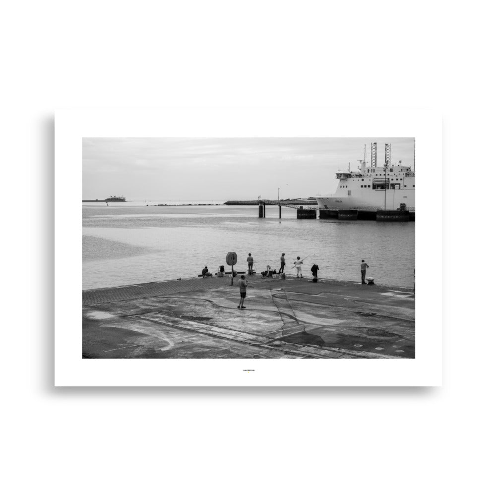 Poster photo - Photographie de rue au port du Havre - Yann Peccard - Affiche murale 50x70