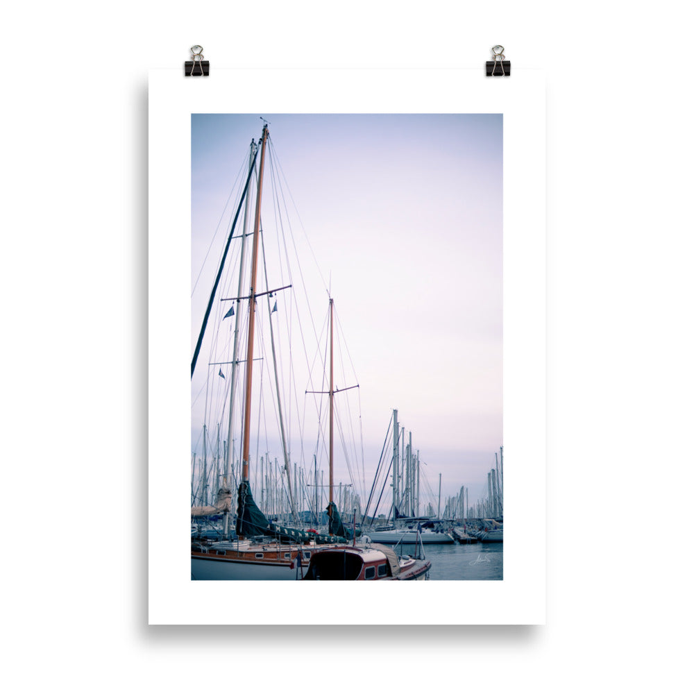 Poster photo - Le port de Toulon - Antoine Soliman - Affiche 50x70