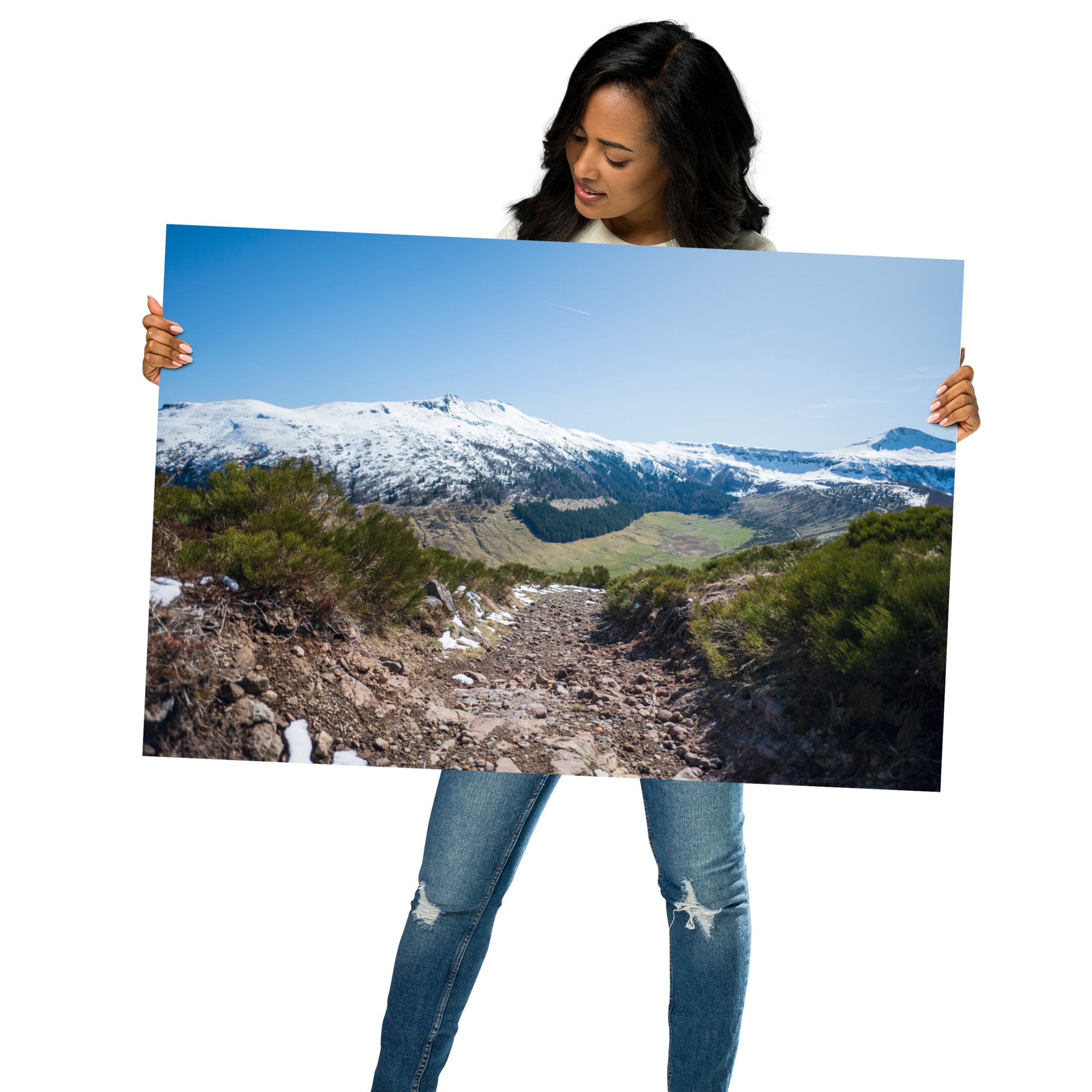 Poster 'Paysages du Cantal N07' - Randonnée du Puy Mary en Auvergne