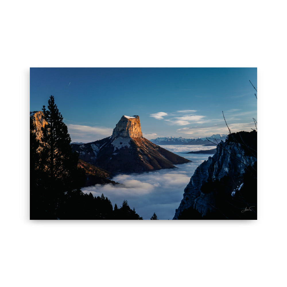 Posters muraux Mont Aiguille en Auvergne