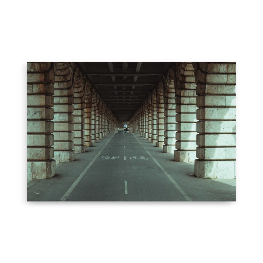 Poster photo - pont bir hakeim a Paris - Nicolas Da Costa - Affiche 61x91