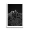 Noir et blanc Poster Aiguille Verte