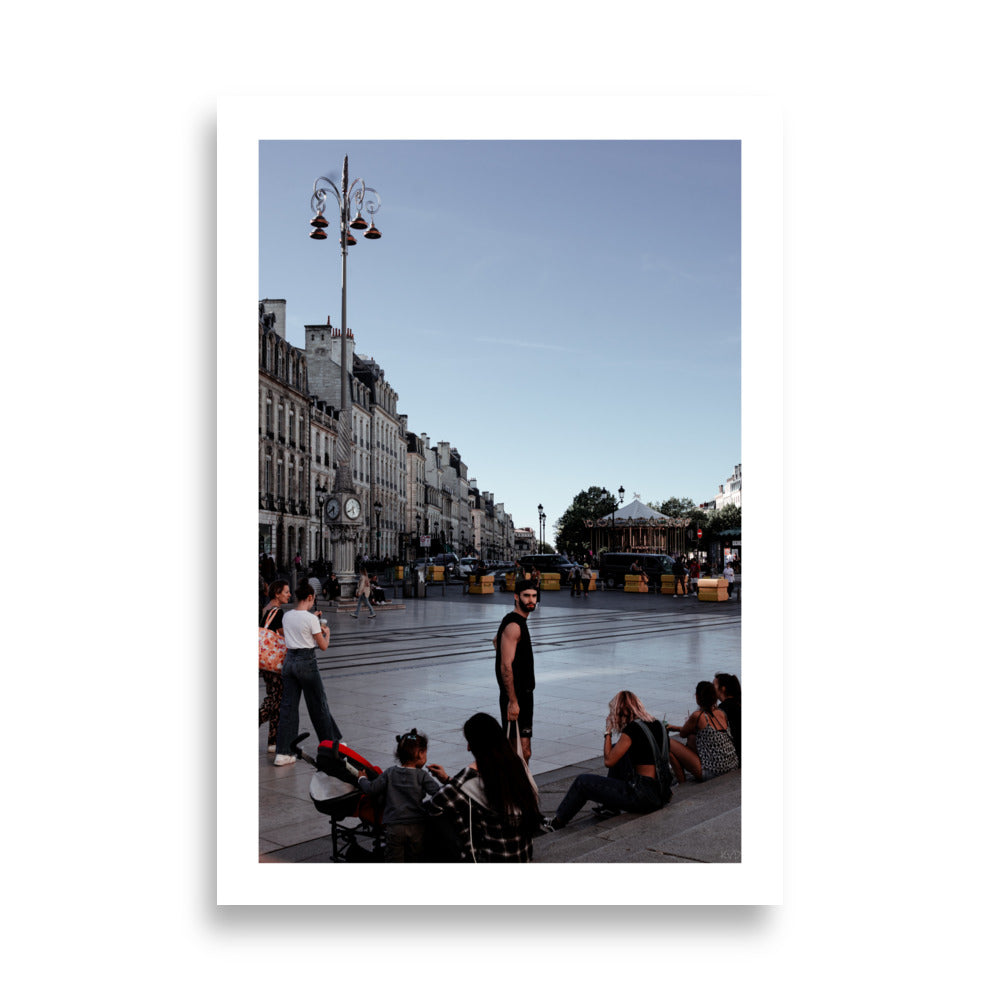 Affiche photo de rue 70x100