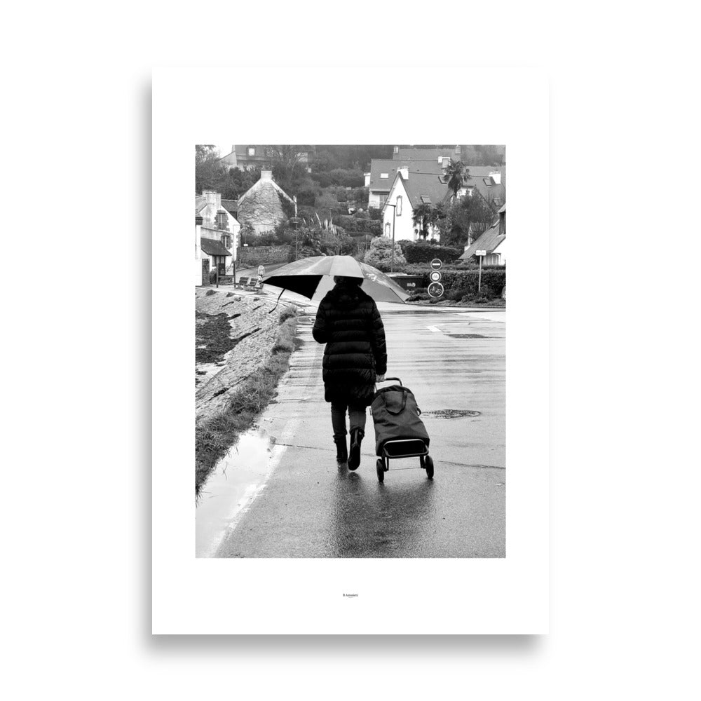 Poster photo - Photographie de rue en noir et blanc - Blandine Antonietti - Affiche 70x100