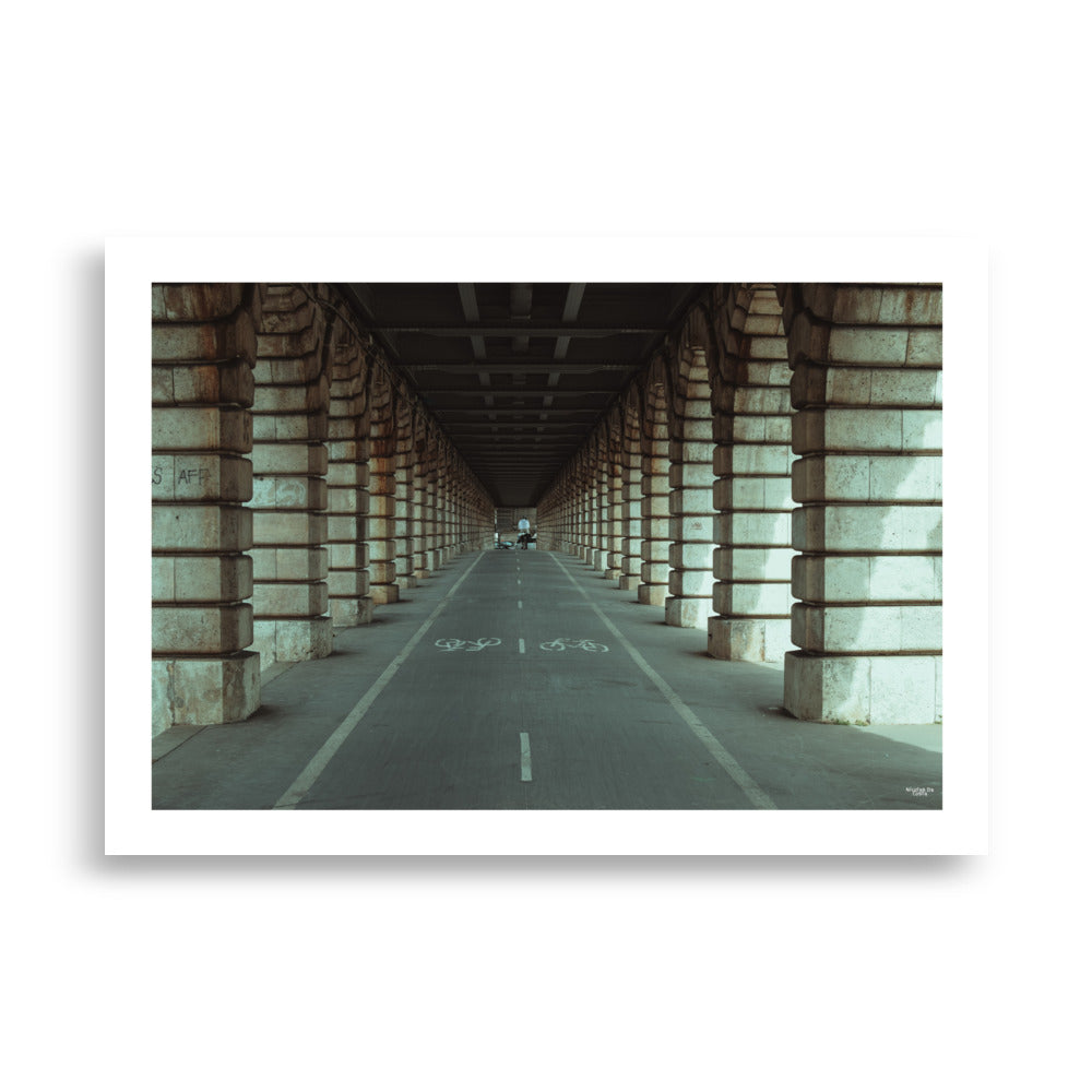 Poster photo - pont bir hakeim a Paris - Nicolas Da Costa - Affiche 70x100