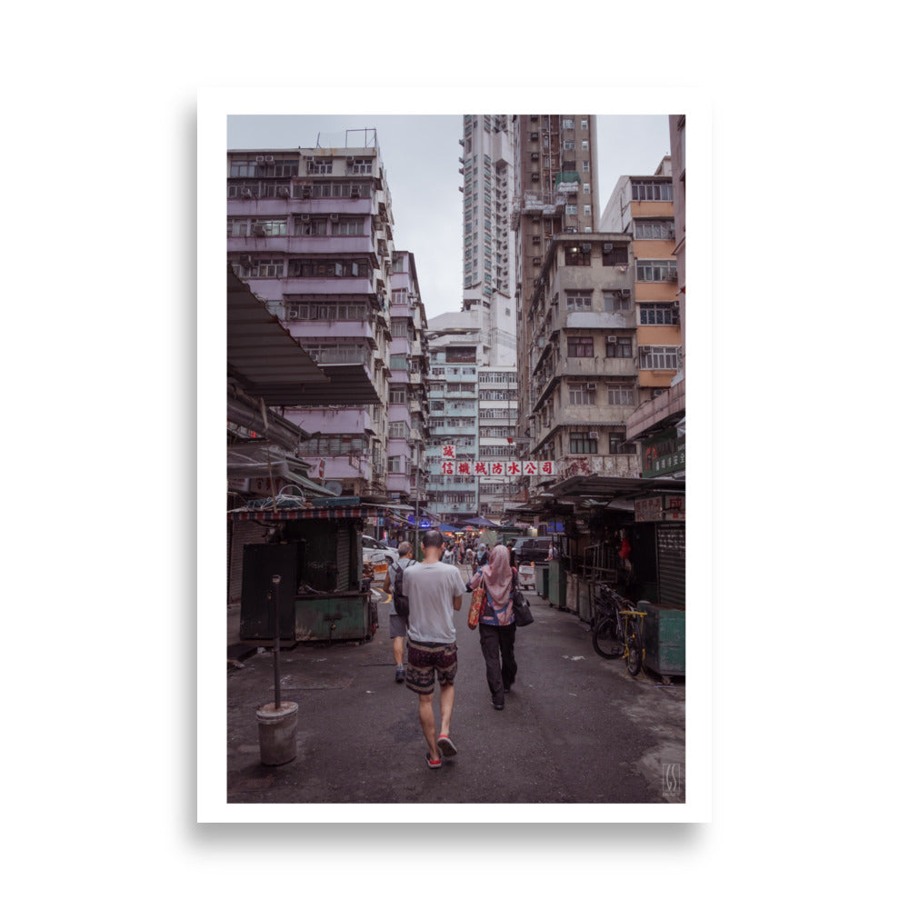 Poster photo - Photographie de rue a Hong Kong - Galdric Sibiude - Affiche murale 70x100