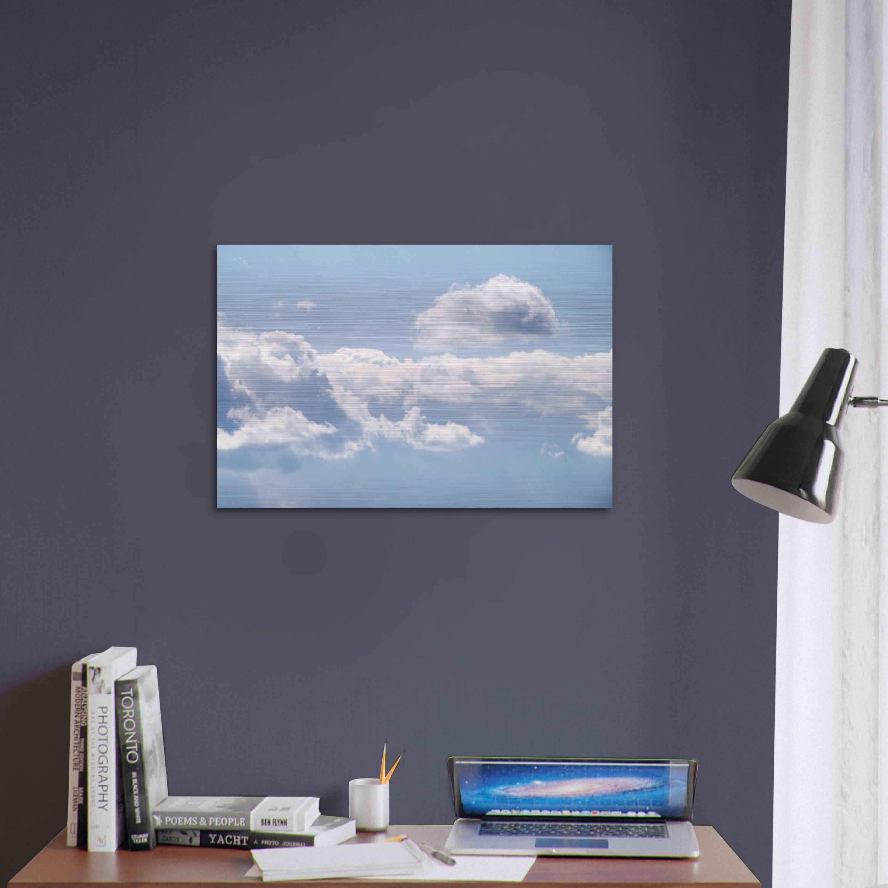 Poster métallique - Nuages N01 – Photo d'art – Décoration murale premium. La boutique de posters créée par un Photographe français. pour vous offrir le meilleur de la photographie combiné avec la déco murale pour faire de votre intérieur une gallérie d'art intemporel. 